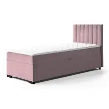 FERRO 50  łóżko kontynentalne z pojemnikiem 1-osobowe 90 x 200 toper gratis